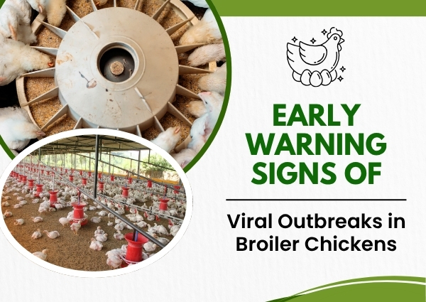 Early Warning Signs of Viral Outbreaks in Broiler Chickens