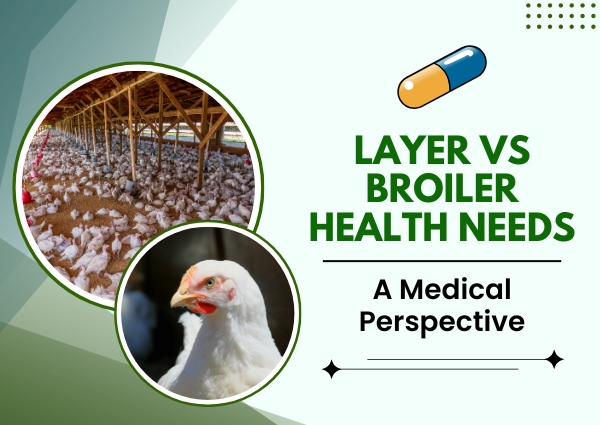 Layer vs Broiler Health Needs: A Medical Perspective